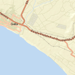 Gela Street Map
