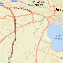 Siracusa Street Map