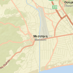 Messíni Street Map