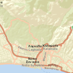 Kalamata Street Map