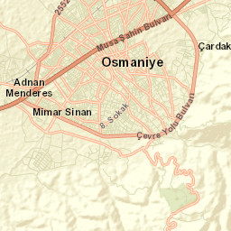 Osmaniye Street Map