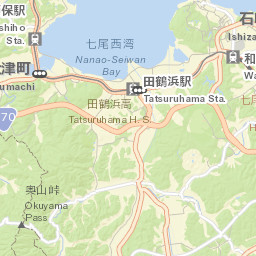Nanao Shi Street Map