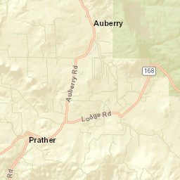 Prather California Street Map