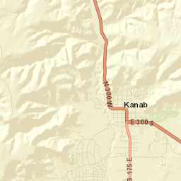 Kanab Street Map