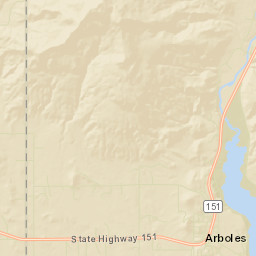 Allison Colorado Street Map