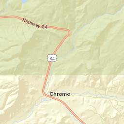 Chromo Colorado Street Map
