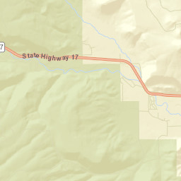 Fox Creek Colorado Street Map