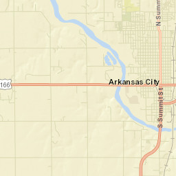Arkansas City Street Map