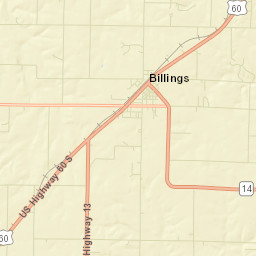 Billings Street Map