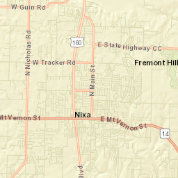 Nixa Street Map