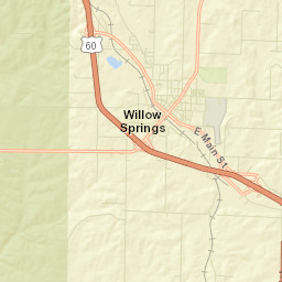 Willow Springs Street Map