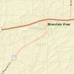 Mountain View Street Map