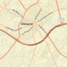 Glasgow Street Map