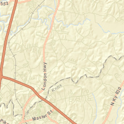 North Corbin Street Map