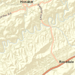 Honaker Street Map