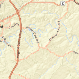 Henry Fork Street Map