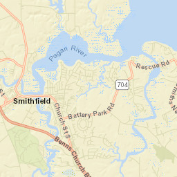Smithfield Street Map