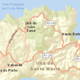 Vila do Porto Street Map