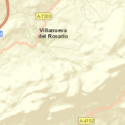 Villanueva del Rosario Street Map