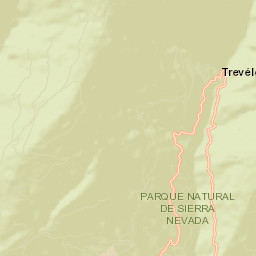 Trevélez Street Map