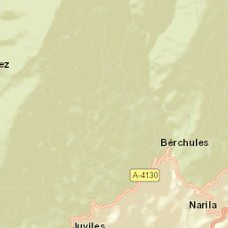 Bérchules Street Map