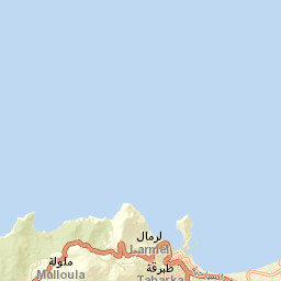 Tabarka Street Map