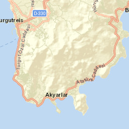 Turgutreis Street Map