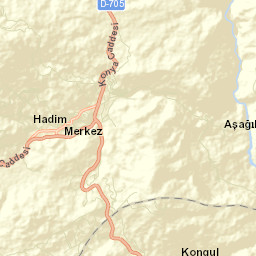 Hadim Street Map