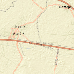 Yüreğir Street Map