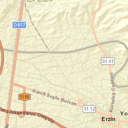 Erzin Street Map