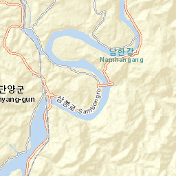 Danyang-gun Street Map