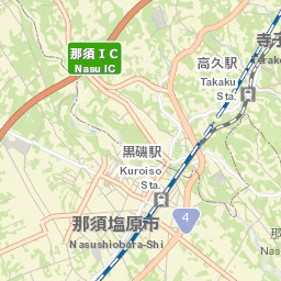 Kuroiso Street Map