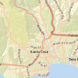 Pasatiempo California Street Map