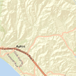 Monte Toyon California Street Map