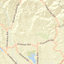 Interlaken California Street Map