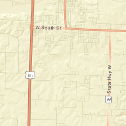 Christian County Street Map