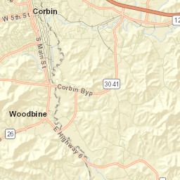 Corbin Street Map