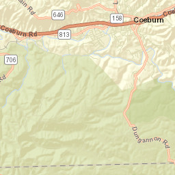 Coeburn Street Map
