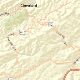 Russell County Street Map