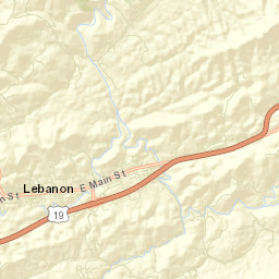 Lebanon Street Map