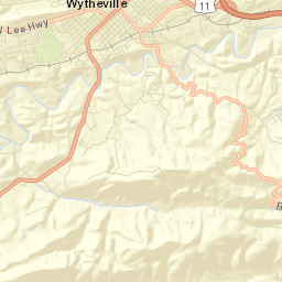 677-891 South Petunia Road, Wytheville, VA Street Map