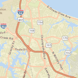 City of Norfolk Street Map