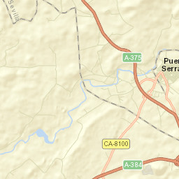 Puerto Serrano Street Map