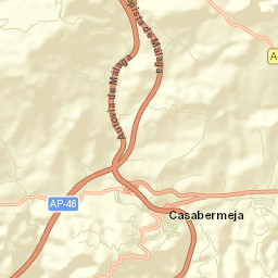 Casabermeja Street Map
