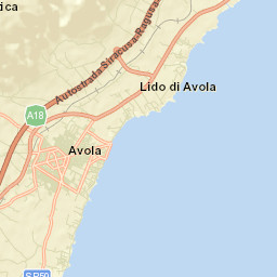 Avola Street Map