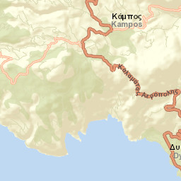 Kardamýli Street Map