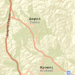 Krokeés Street Map