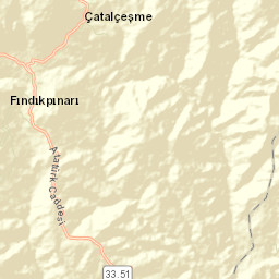 Mezitli İlçesi Street Map