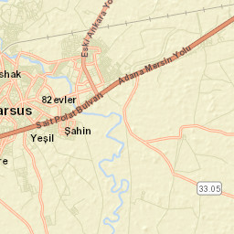 Tarsus Street Map