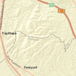 Mahmutlar Street Map
